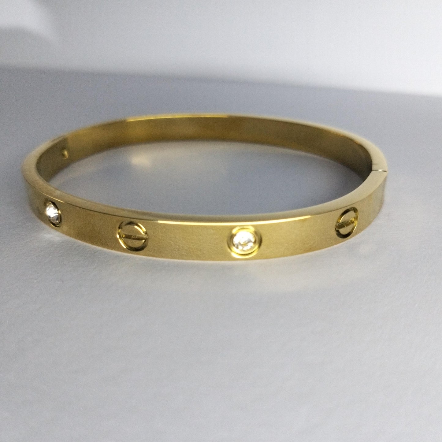 Golden Screw Love Bracelet