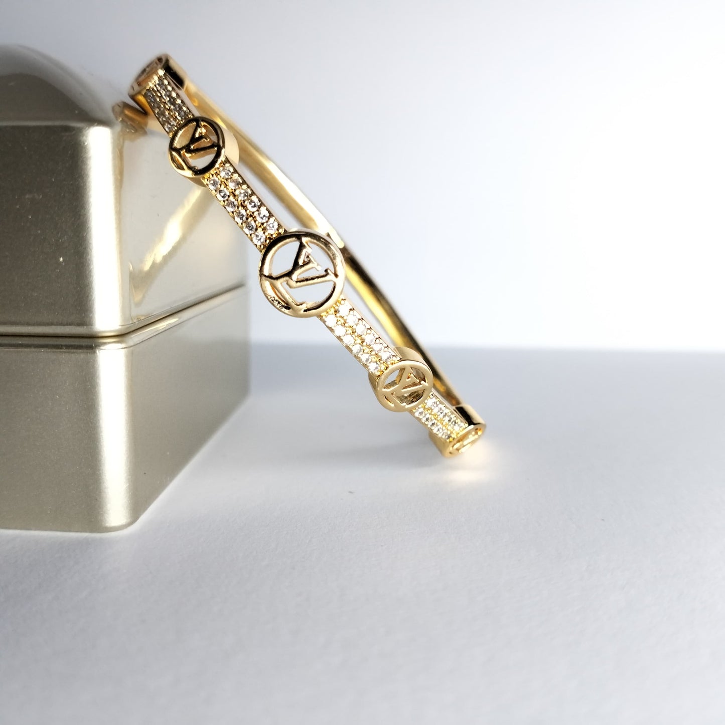 Golden Luxe Emblem Bracelet